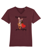 Pinscher love Tricou mânecă scurtă guler V Bărbat Presenter