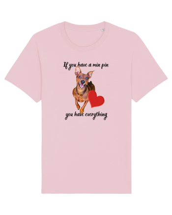 Pinscher love Cotton Pink