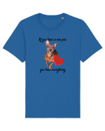 Pinscher love Tricou mânecă scurtă Unisex Rocker