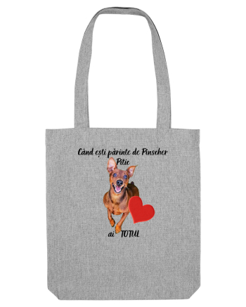 Iubitor de animale Pinscher Pitic Heather Grey