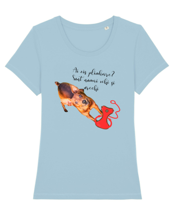 Indragostit de plimbari Sky Blue