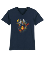Urban  Graffiti Tricou mânecă scurtă guler V Bărbat Presenter