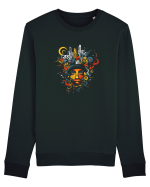 Urban  Graffiti Bluză mânecă lungă Unisex Rise