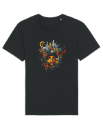 Urban  Graffiti Tricou mânecă scurtă Unisex Rocker