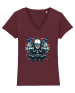 Robot Tricou mânecă scurtă guler V Damă Evoker