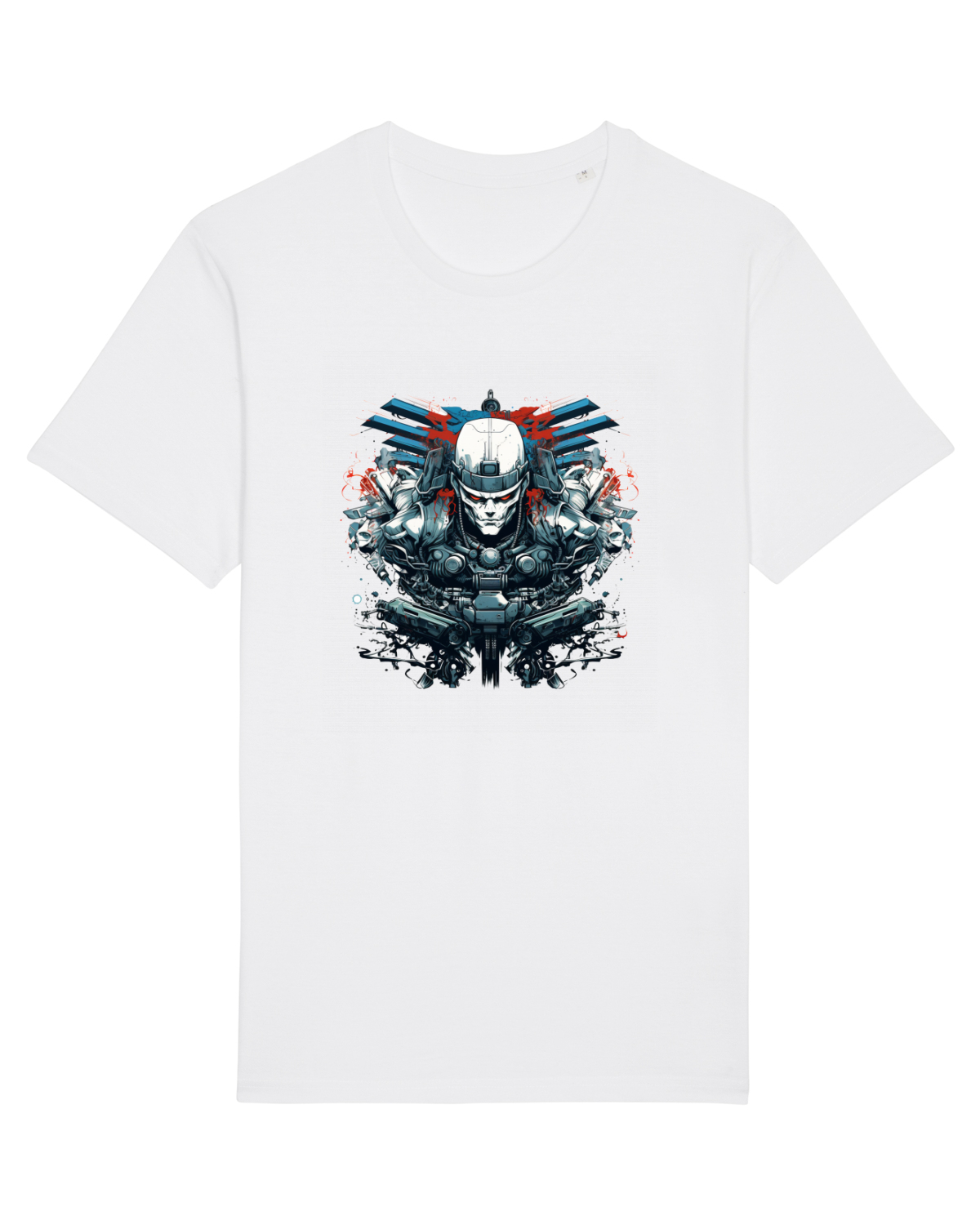 Tricou mânecă scurtă Unisex Rocker White