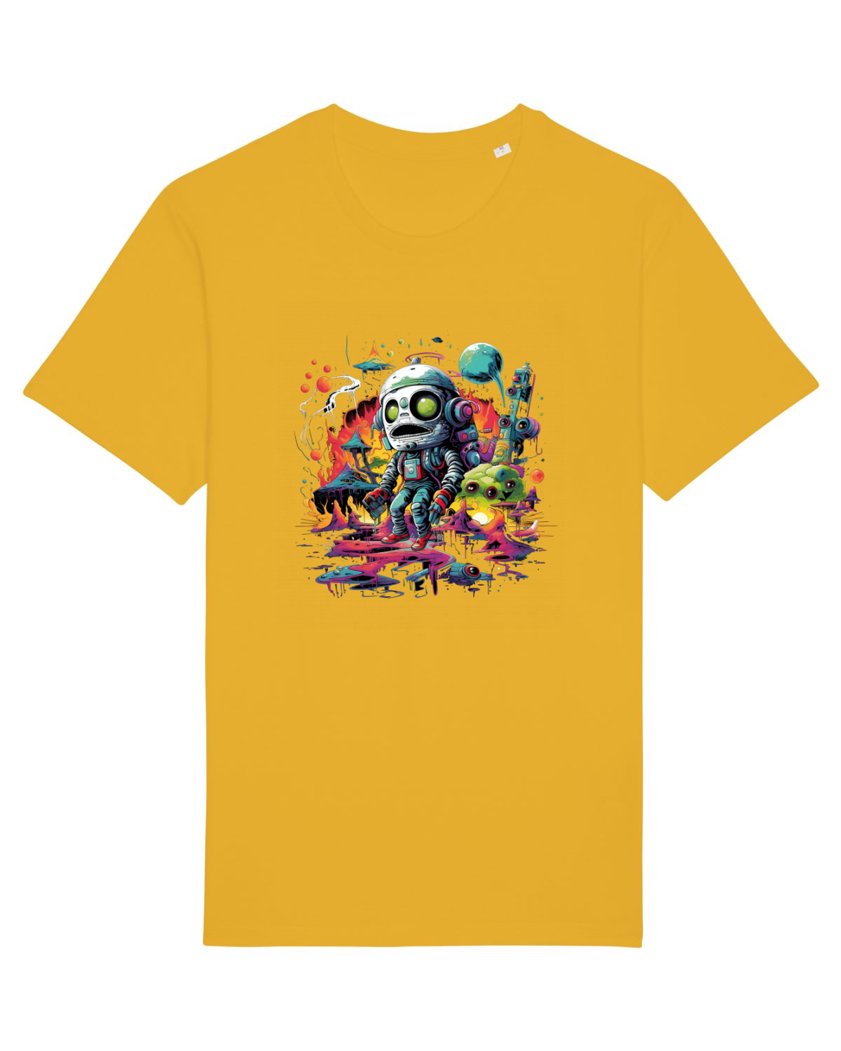 Tricou mânecă scurtă Unisex Rocker Spectra Yellow