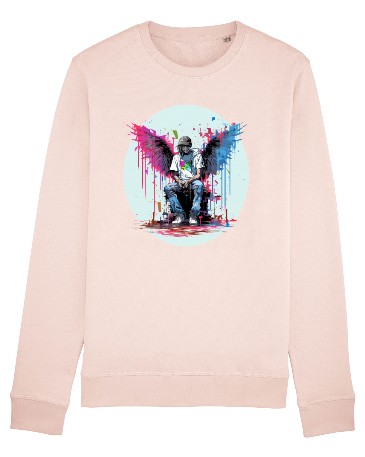 Bluză mânecă lungă Unisex Rise Candy Pink