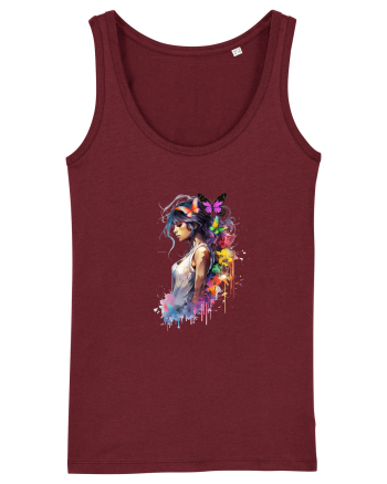 Spring Girl Burgundy