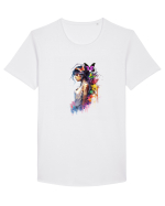 Spring Girl Tricou mânecă scurtă guler larg Bărbat Skater
