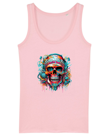 Graffiti skull  Cotton Pink