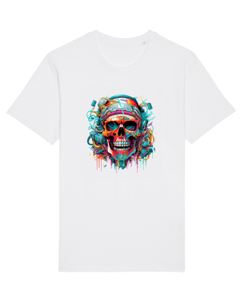 Graffiti skull  White