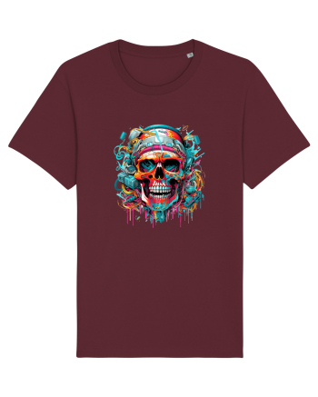 Graffiti skull  Burgundy