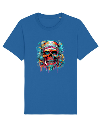 Graffiti skull  Royal Blue