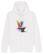 Urban Fairy Girl Hanorac cu fermoar Unisex Connector