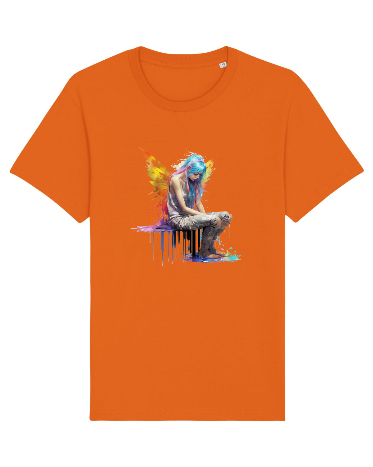 Tricou mânecă scurtă Unisex Rocker Bright Orange