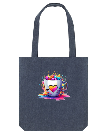 Graffiti Coffee  cup Midnight Blue