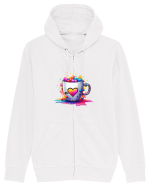 Graffiti Coffee  cup Hanorac cu fermoar Unisex Connector
