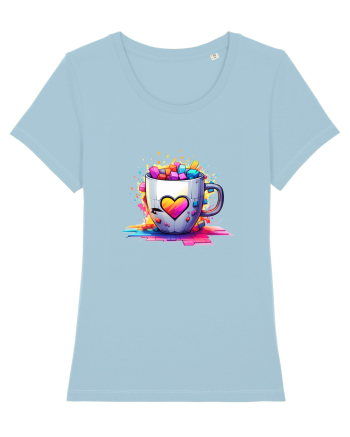 Graffiti Coffee  cup Sky Blue