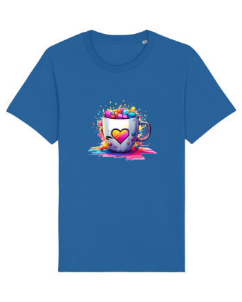 Graffiti Coffee  cup Royal Blue