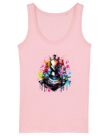 Graffiti chess piece Cotton Pink