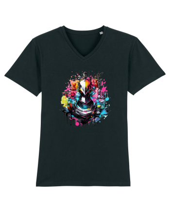 Graffiti chess piece Black