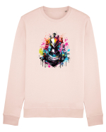 Graffiti chess piece Bluză mânecă lungă Unisex Rise