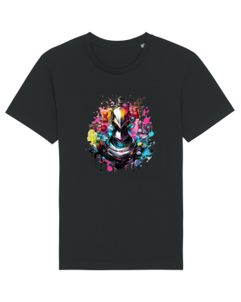 Graffiti chess piece Black