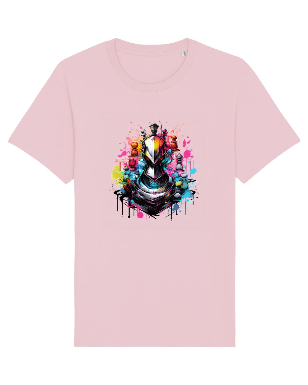 Tricou mânecă scurtă Unisex Rocker Cotton Pink