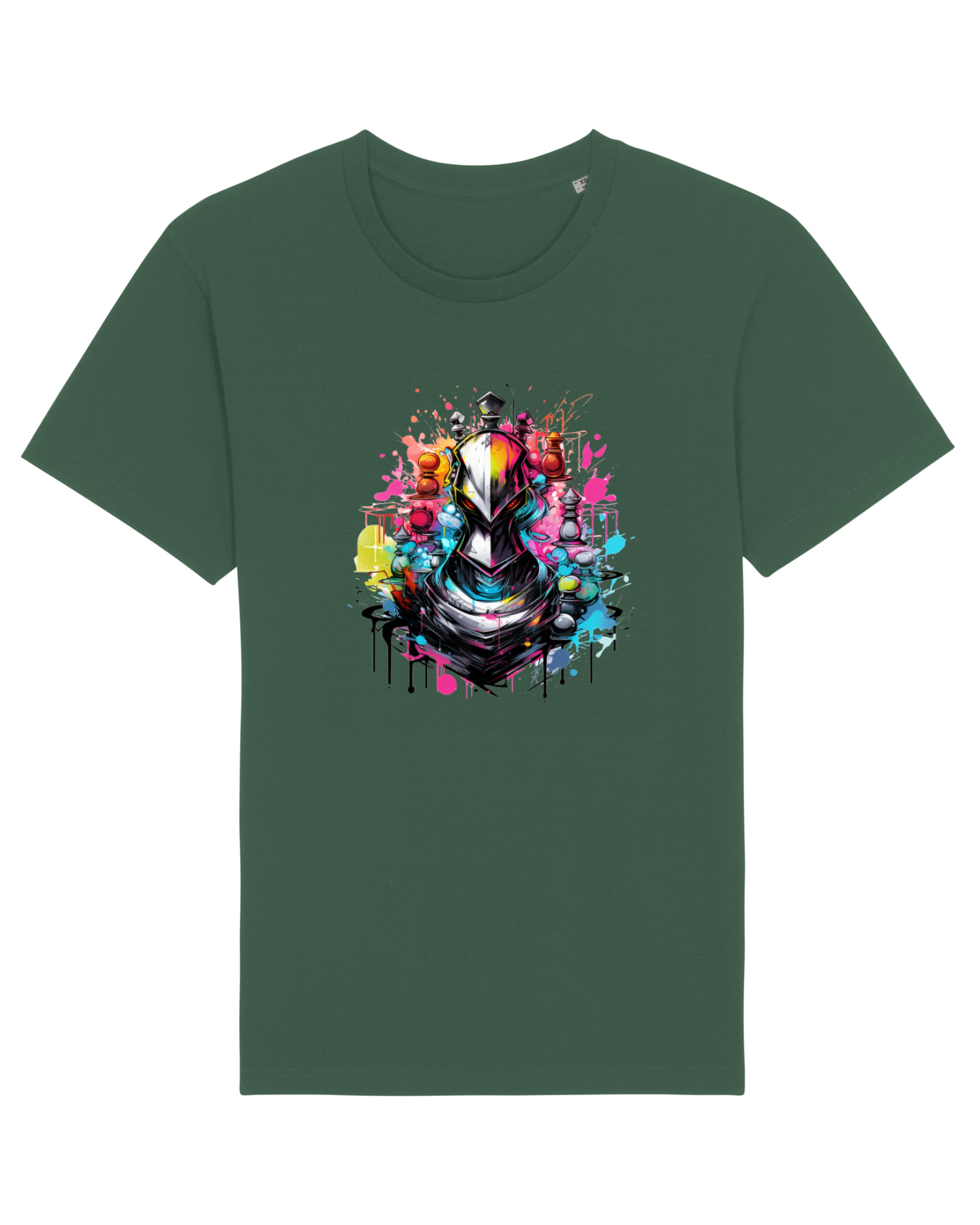 Tricou mânecă scurtă Unisex Rocker Bottle Green