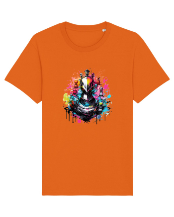 Graffiti chess piece Bright Orange