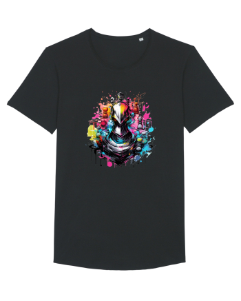 Graffiti chess piece Black