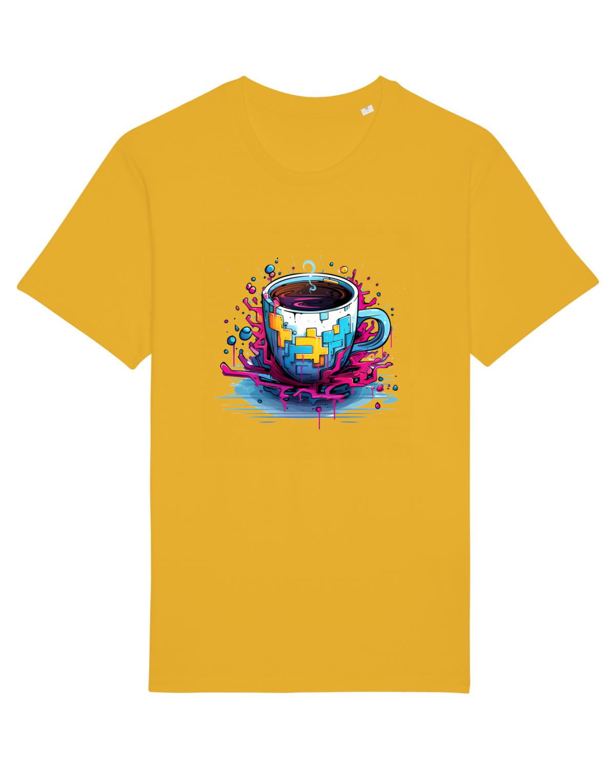Tricou mânecă scurtă Unisex Rocker Spectra Yellow