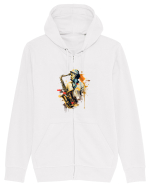Urban Music Life Hanorac cu fermoar Unisex Connector