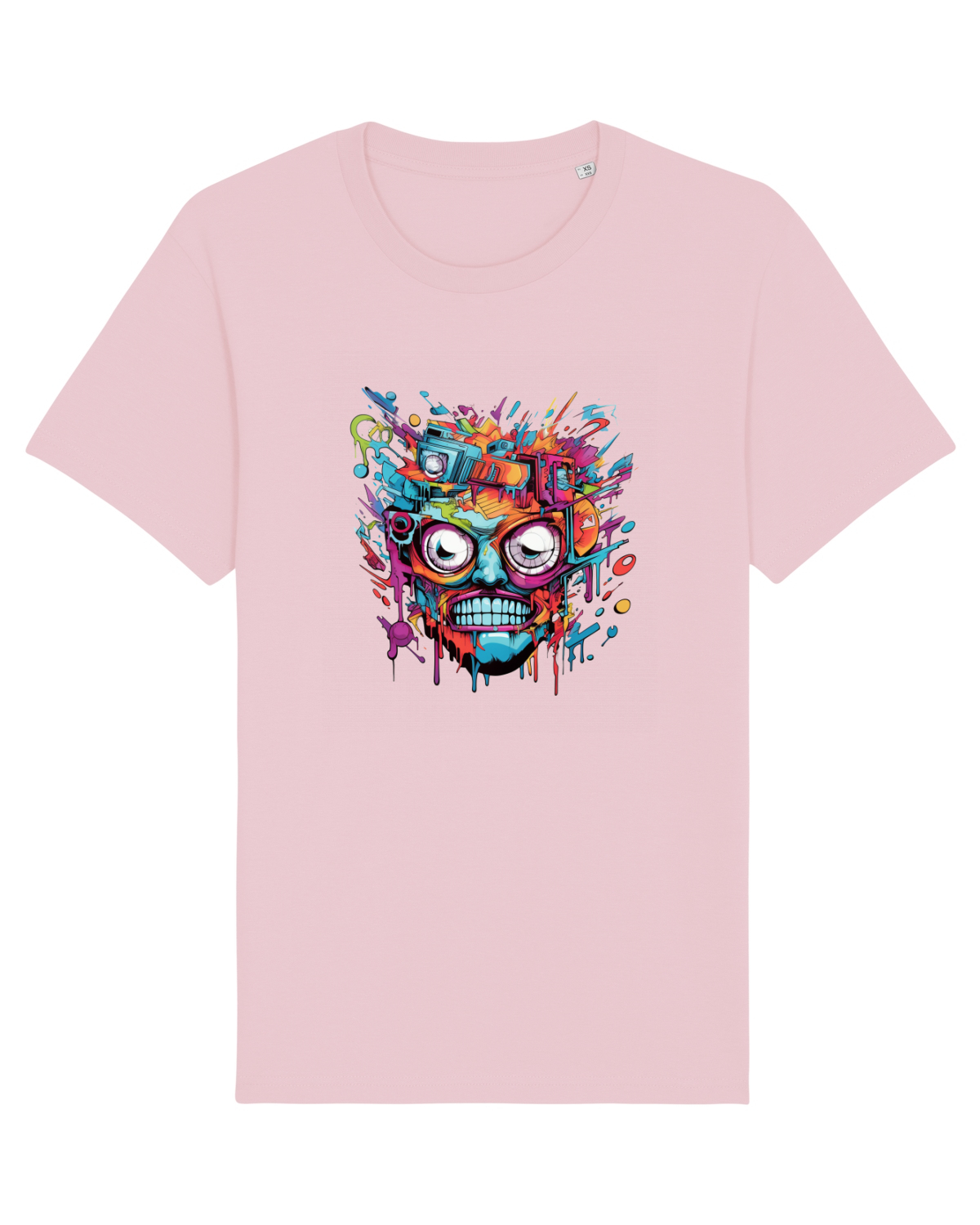 Tricou mânecă scurtă Unisex Rocker Cotton Pink