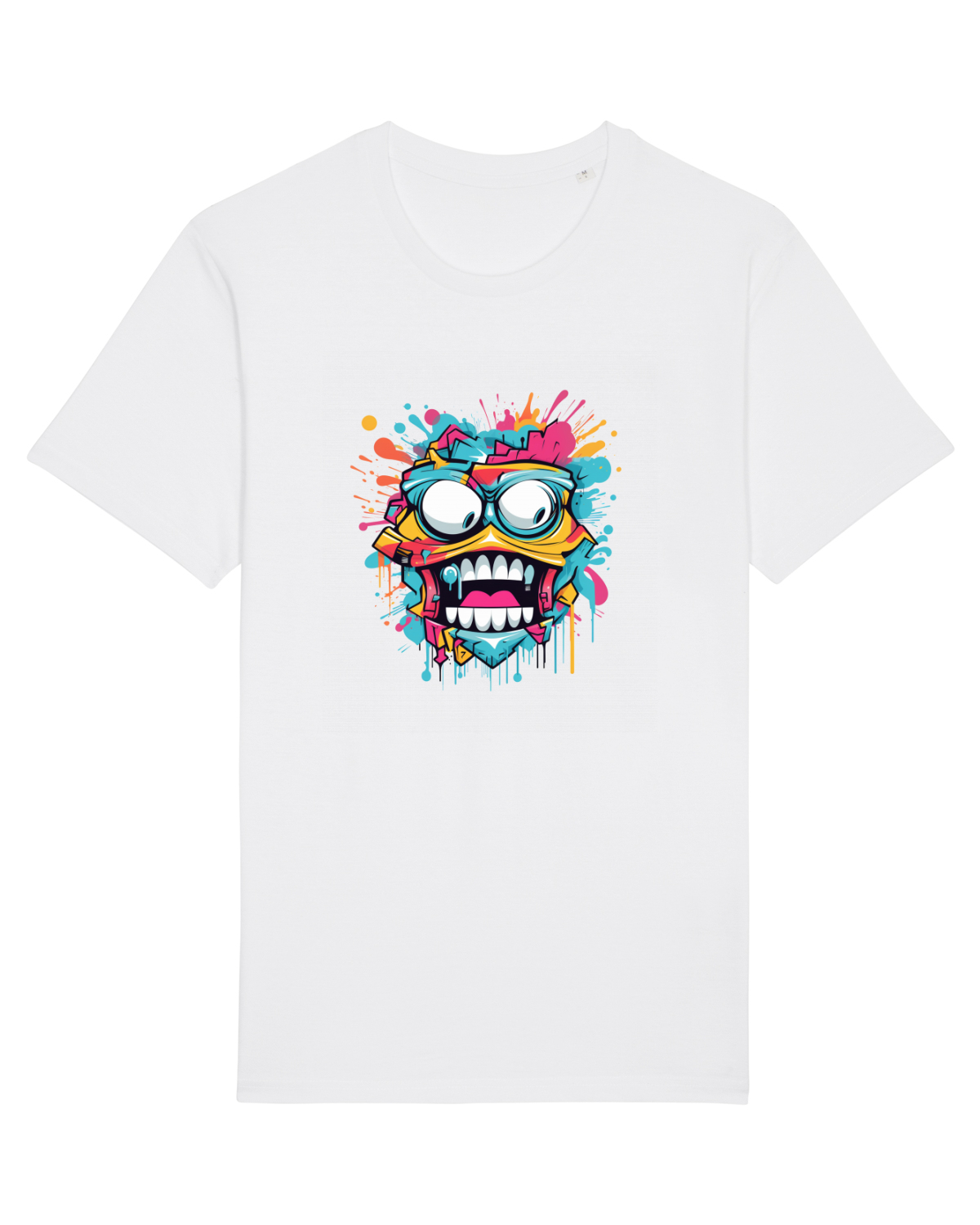Tricou mânecă scurtă Unisex Rocker White
