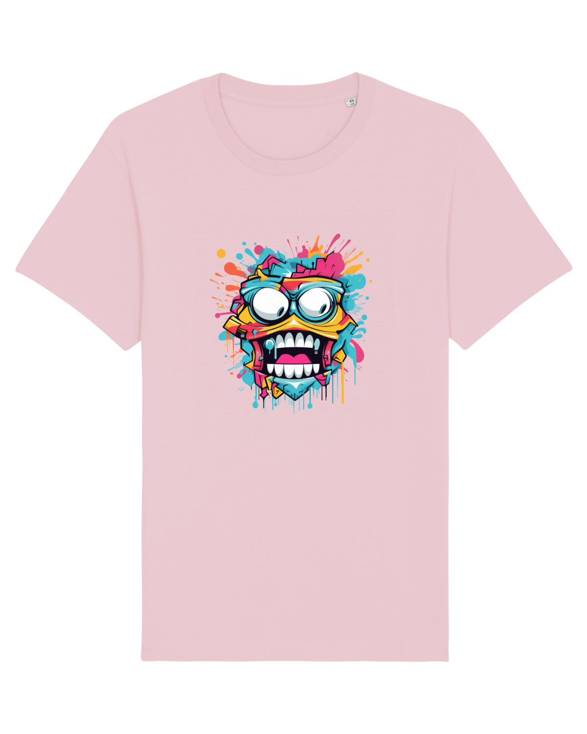 Tricou mânecă scurtă Unisex Rocker Cotton Pink