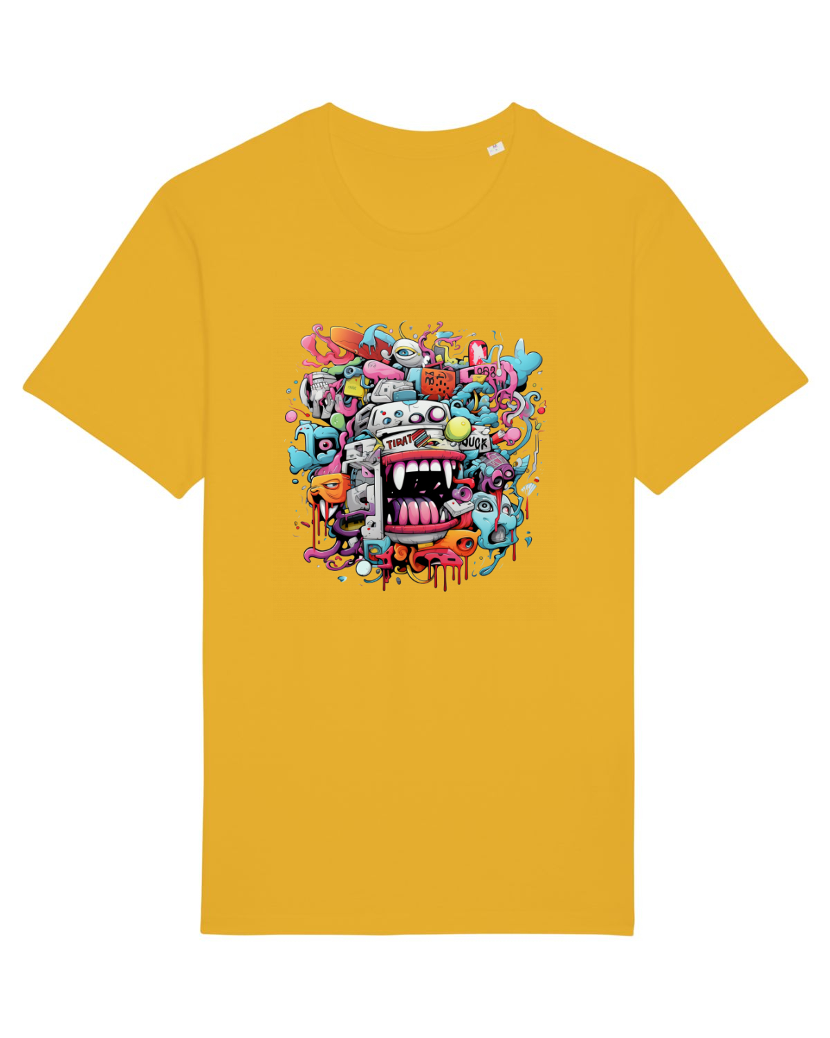 Tricou mânecă scurtă Unisex Rocker Spectra Yellow
