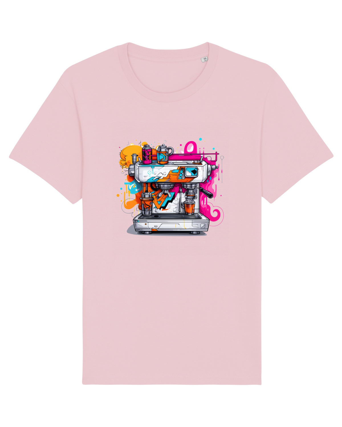 Tricou mânecă scurtă Unisex Rocker Cotton Pink