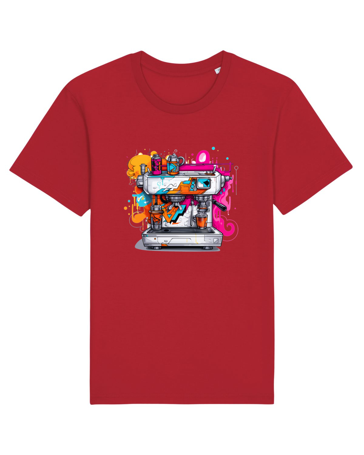 Tricou mânecă scurtă Unisex Rocker Red