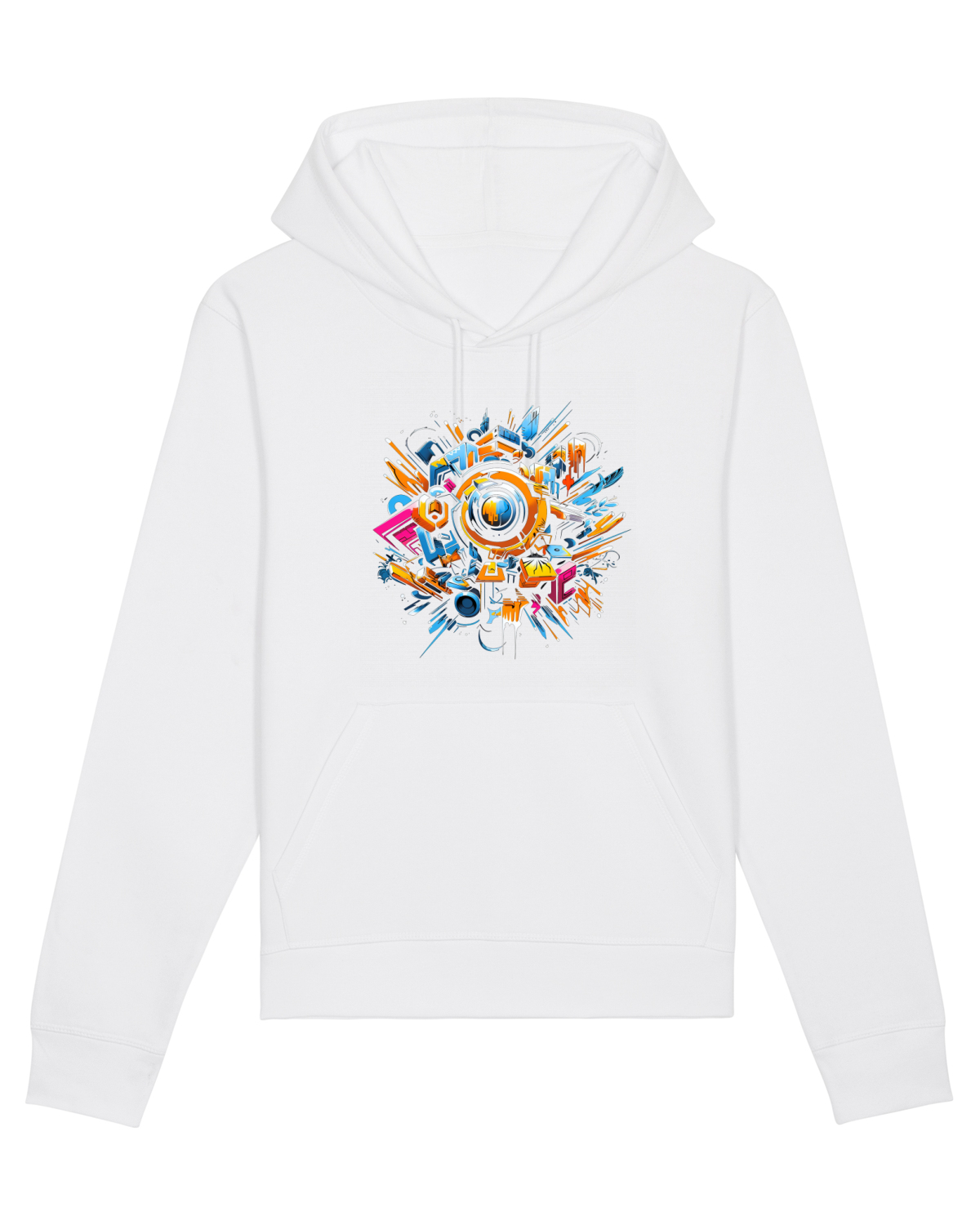 Hanorac Unisex Drummer White