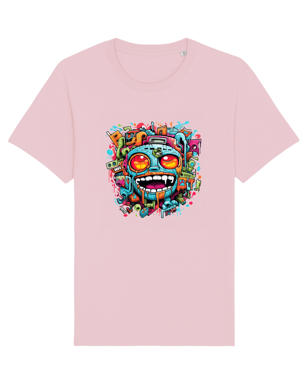 Tricou mânecă scurtă Unisex Rocker Cotton Pink