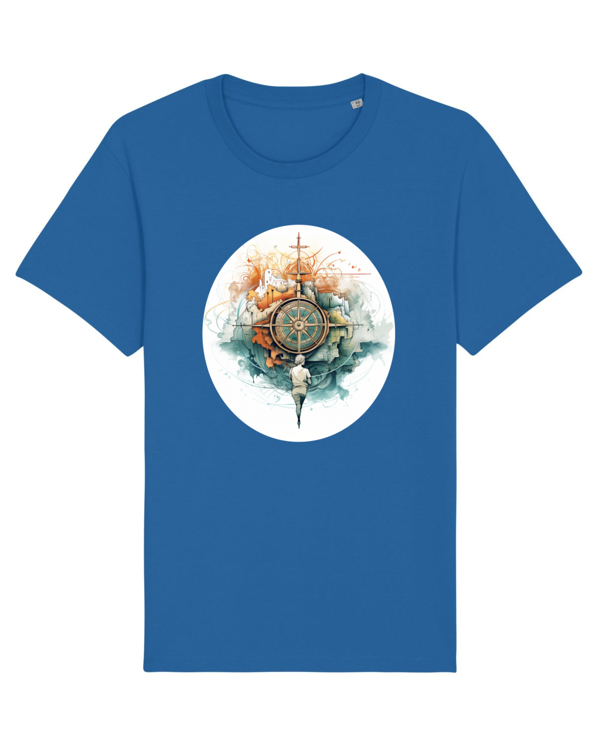 Tricou mânecă scurtă Unisex Rocker Royal Blue