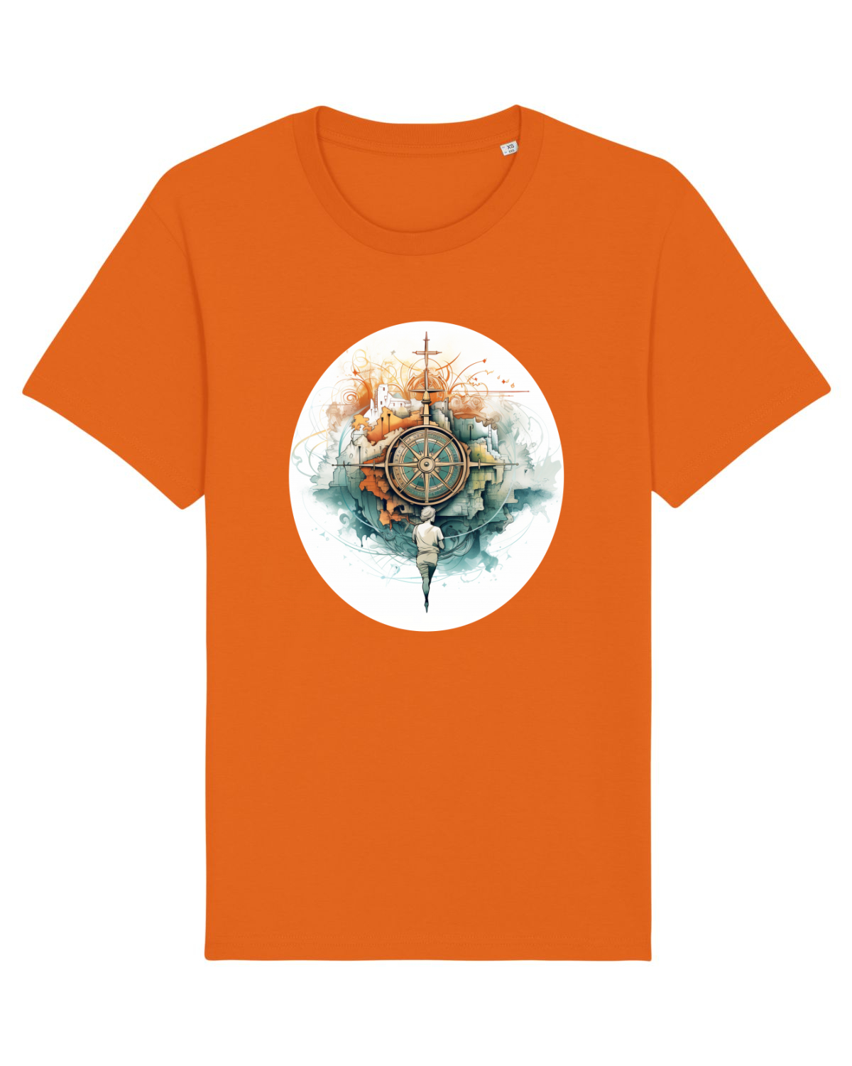 Tricou mânecă scurtă Unisex Rocker Bright Orange
