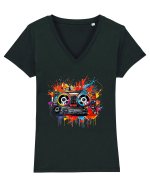Urban Music Tricou mânecă scurtă guler V Damă Evoker