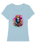 Urban Chess Tricou mânecă scurtă guler larg fitted Damă Expresser
