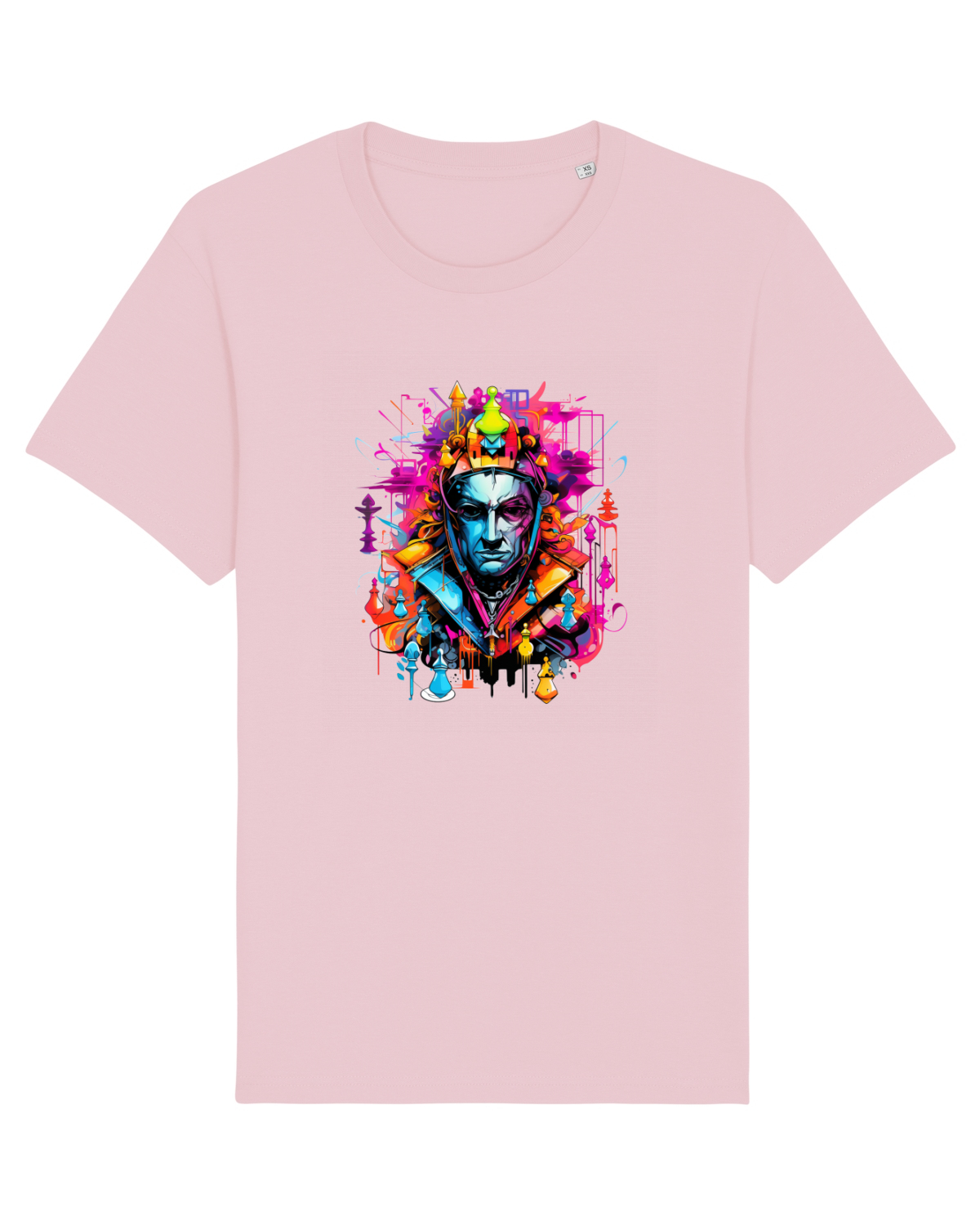 Tricou mânecă scurtă Unisex Rocker Cotton Pink