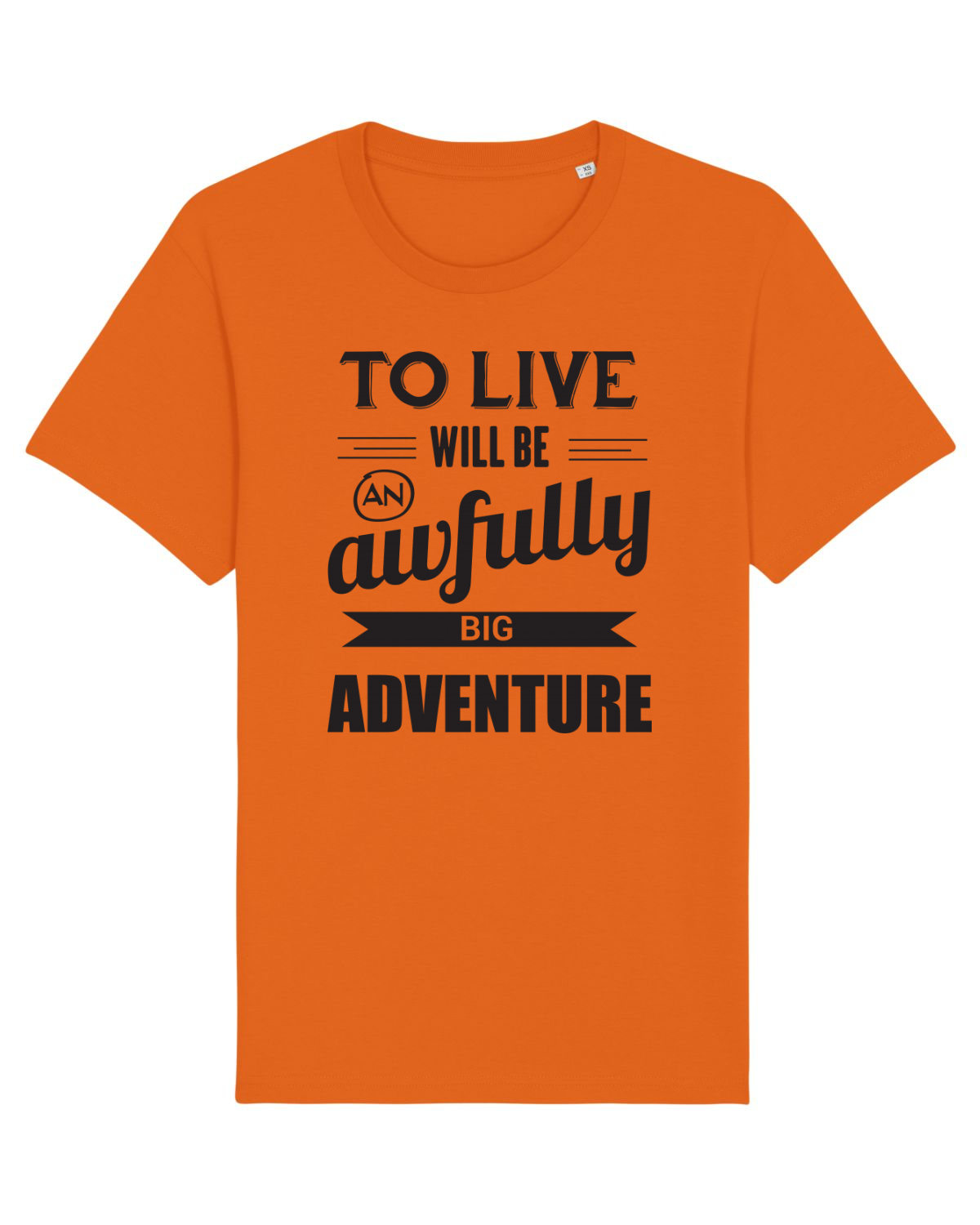 Tricou mânecă scurtă Unisex Rocker Bright Orange