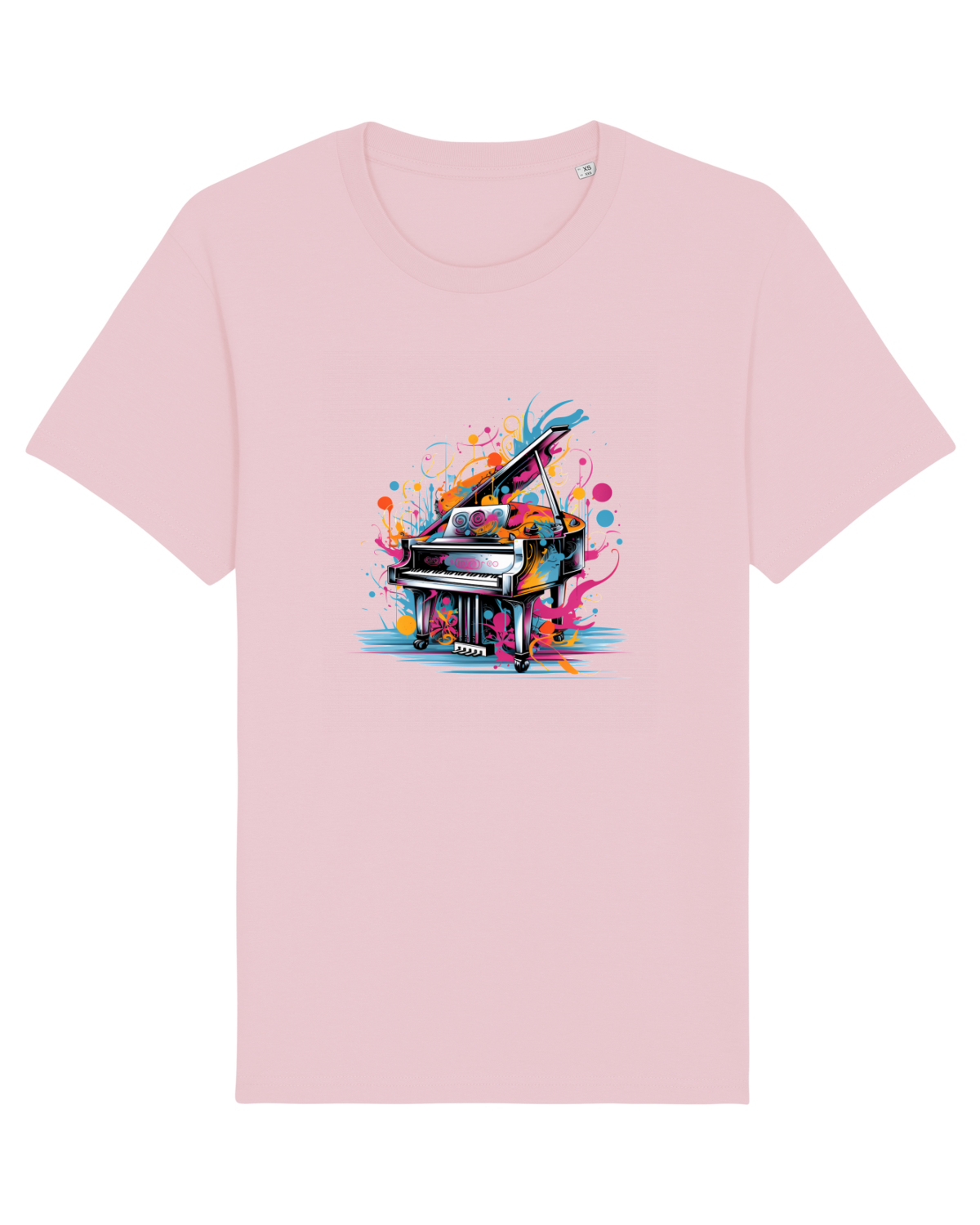 Tricou mânecă scurtă Unisex Rocker Cotton Pink