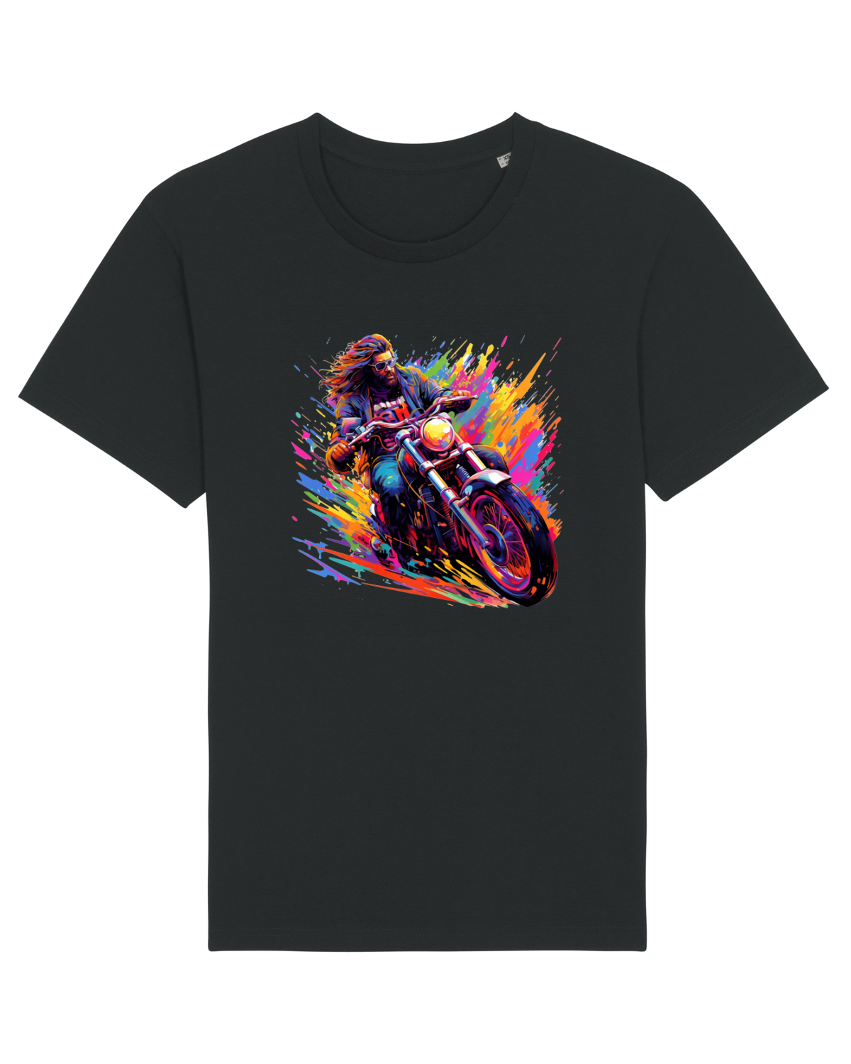 Tricou mânecă scurtă Unisex Rocker Black